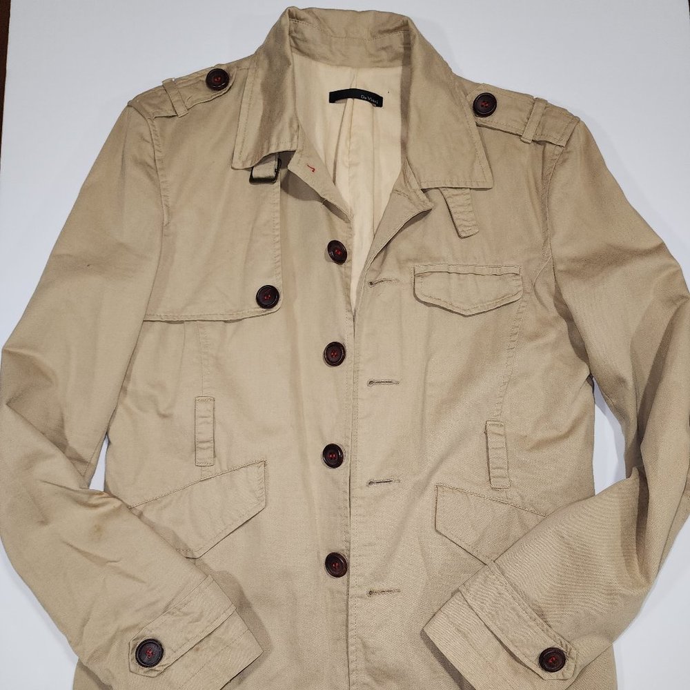 DaVinci Tan Jacket - Short Trench Coat